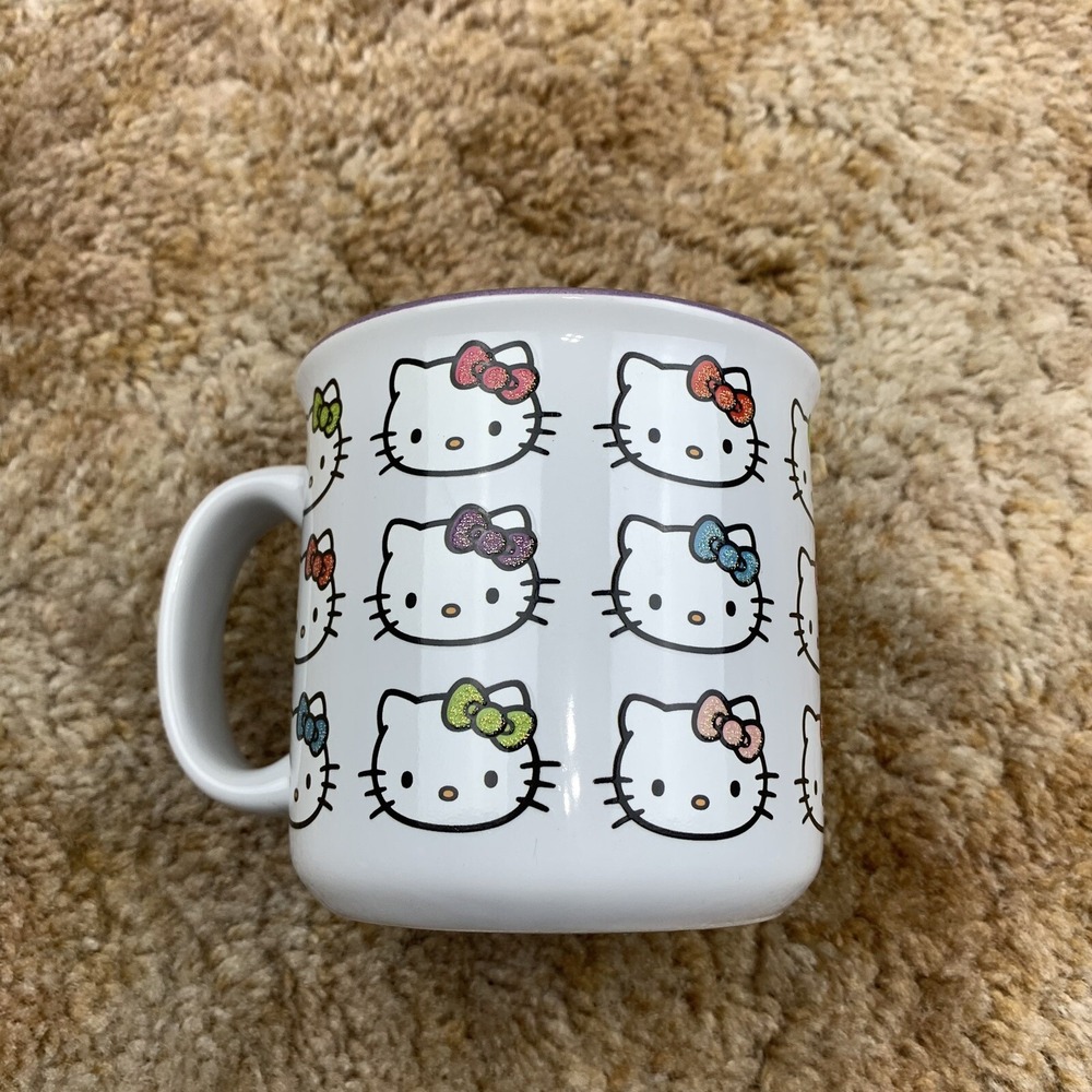 Sanrio HELLO KITTY Ceramic Mug Cup 20oz Safe Microwave And Dishwasher